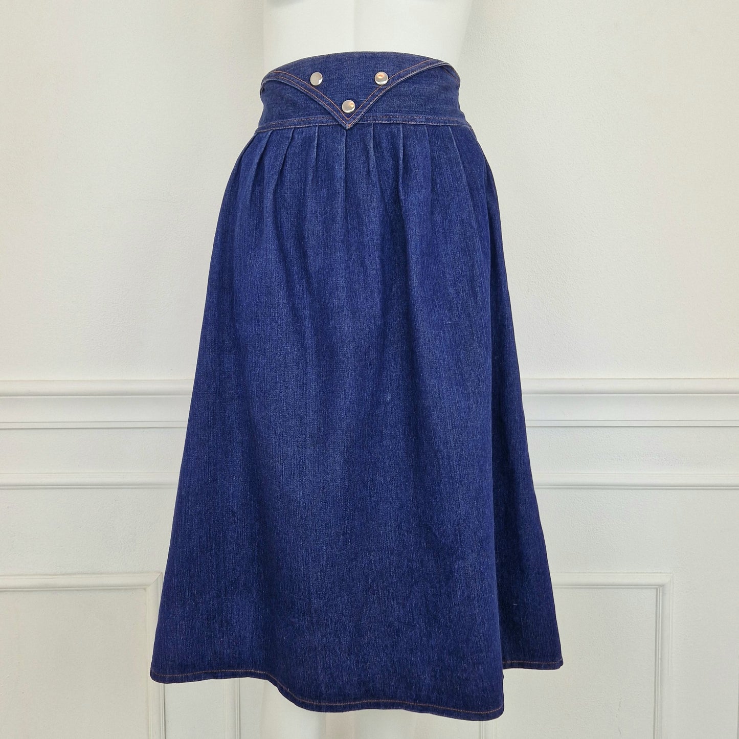 Gonna in denim vintage anni '80