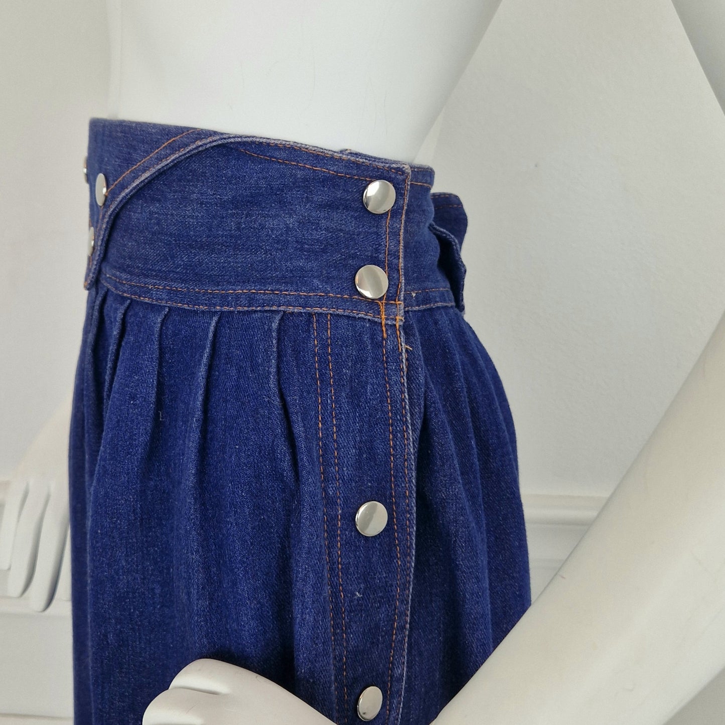 Gonna in denim vintage anni '80