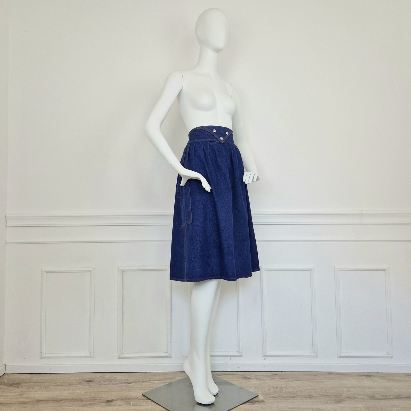 Gonna in denim vintage anni '80