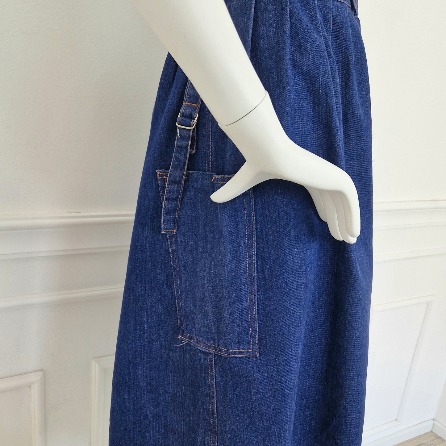 Gonna in denim vintage anni '80