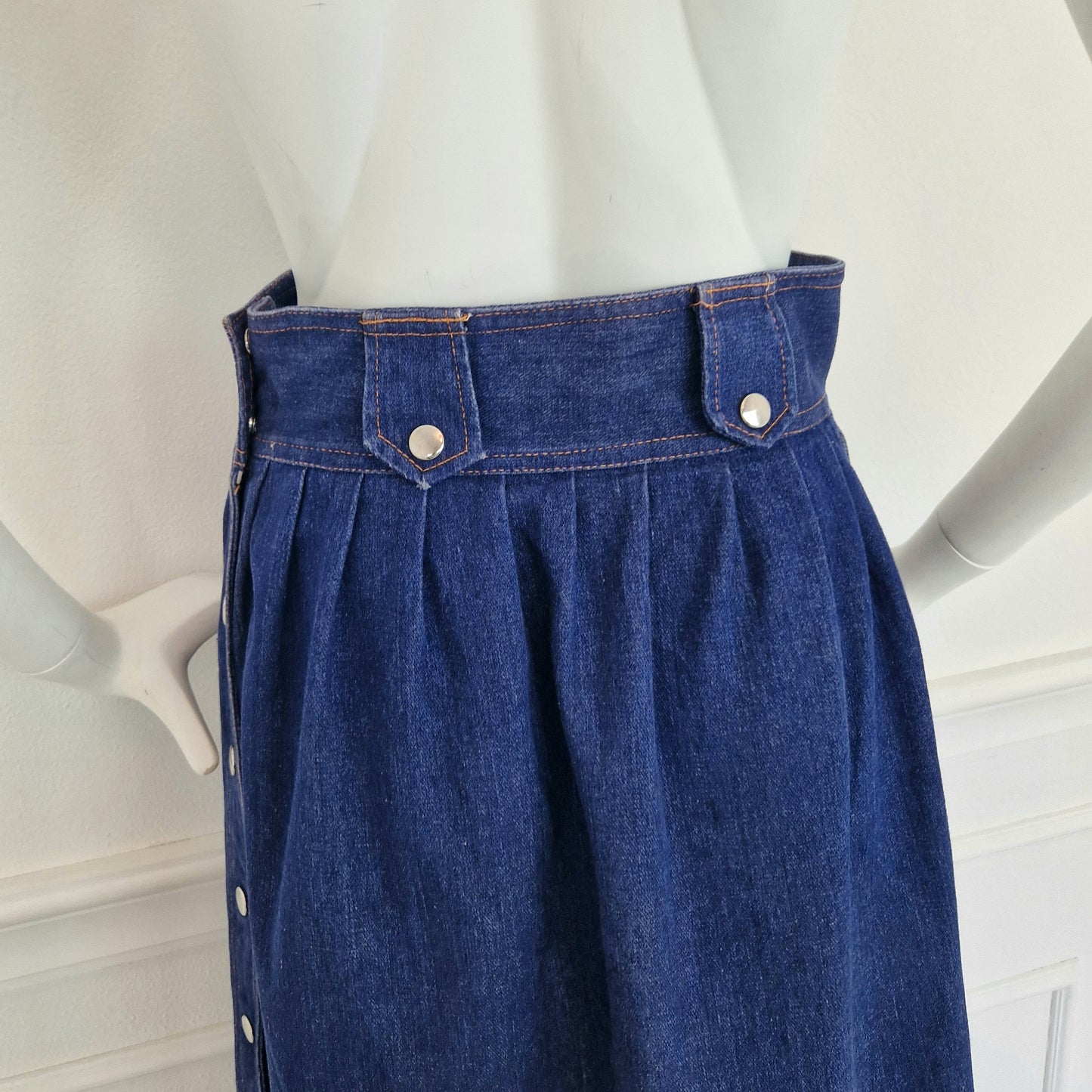 Gonna in denim vintage anni '80