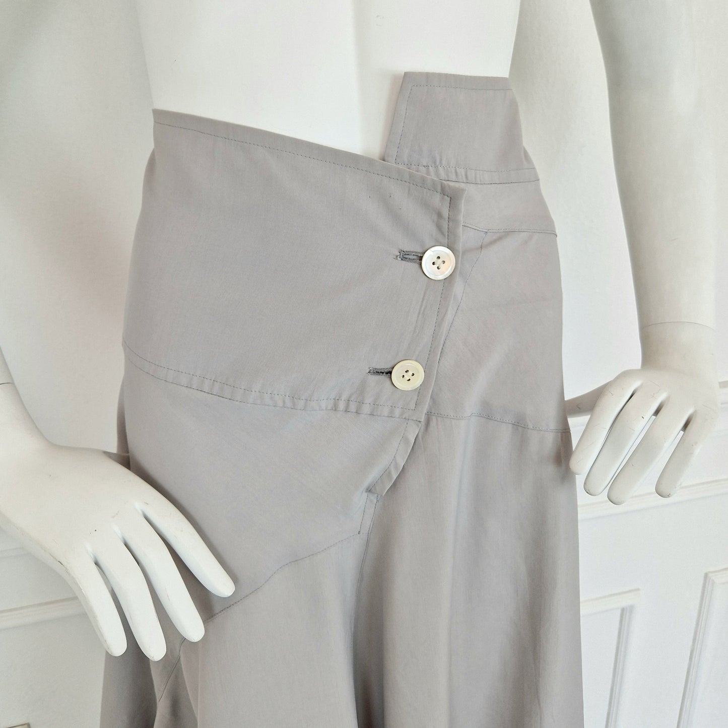 Gonna Comme des Garçons vintage grigia