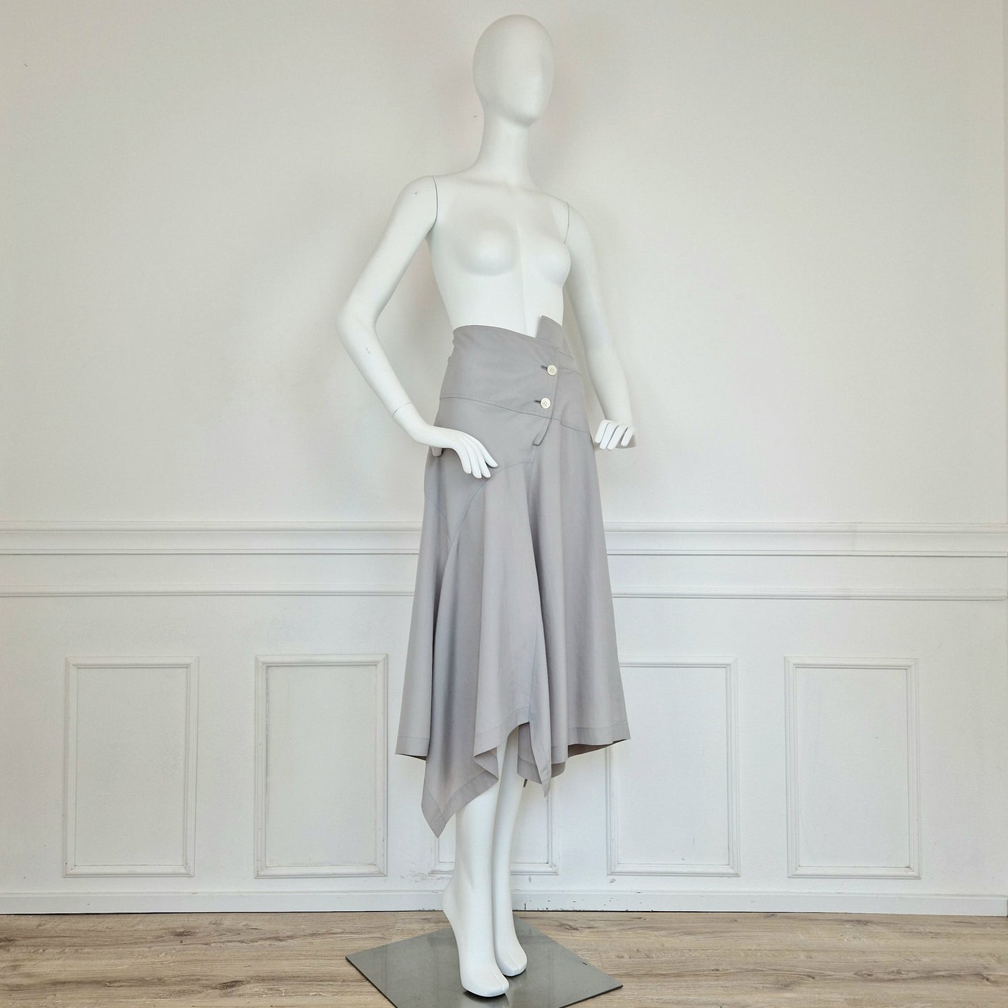 Gonna Comme des Garçons vintage grigia