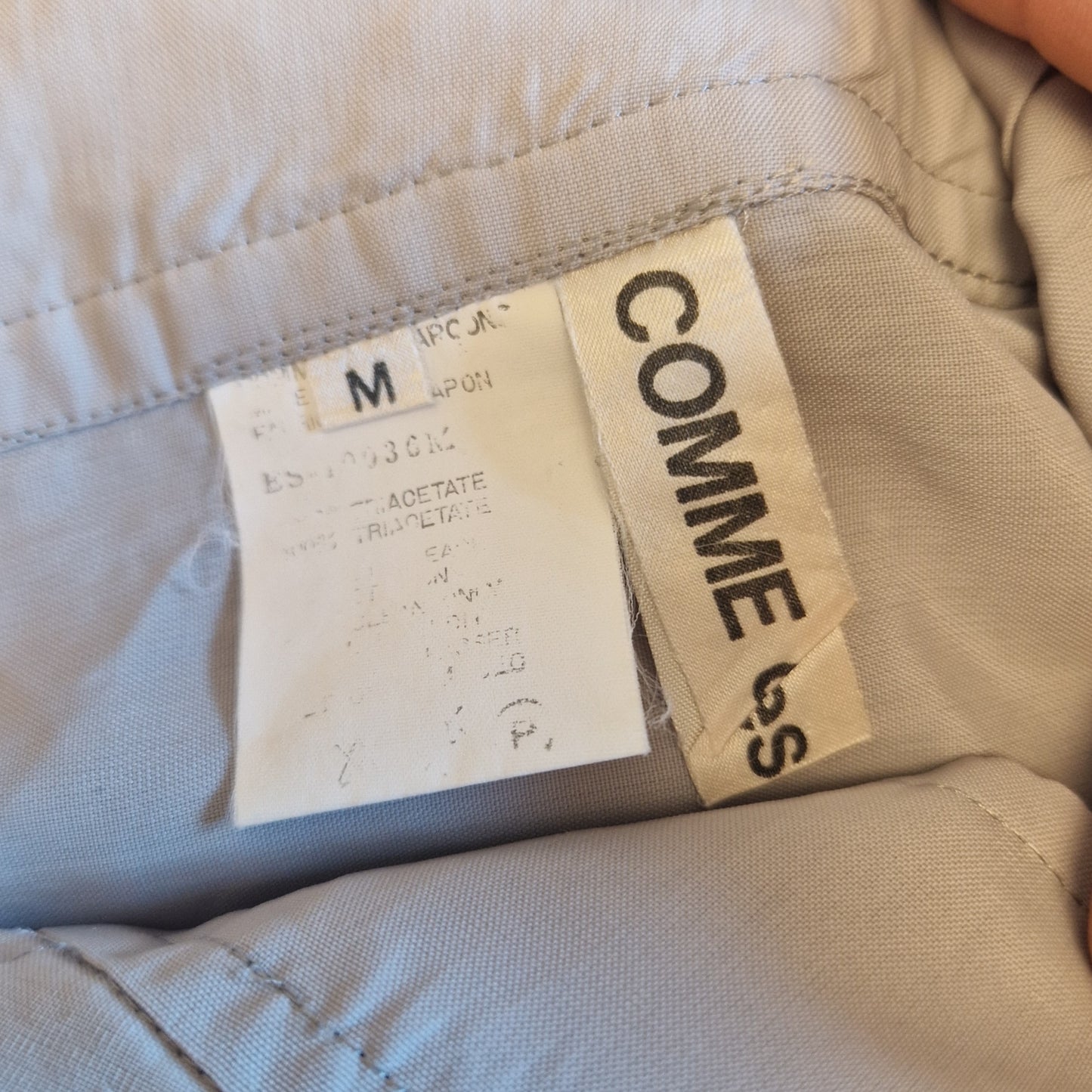 Gonna Comme des Garçons vintage grigia