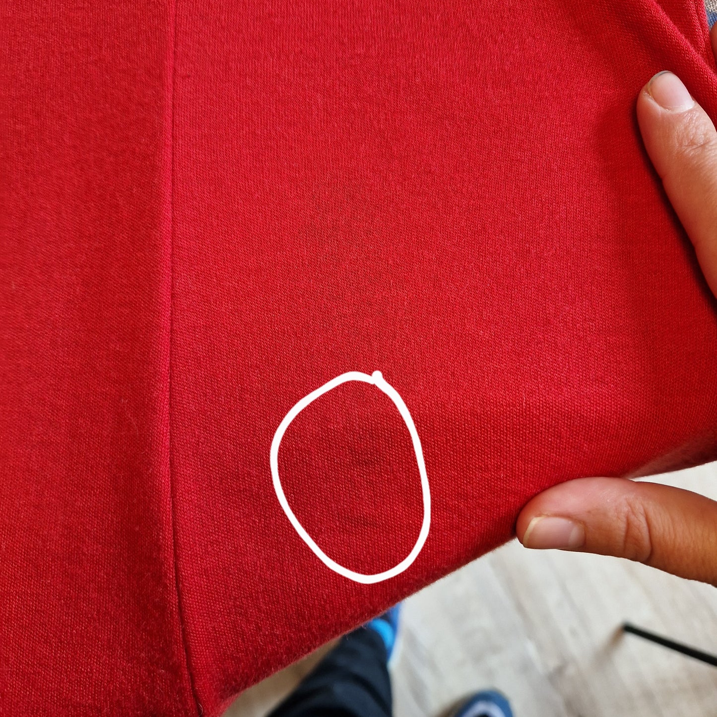 Abito Sybilla rosso collo alto