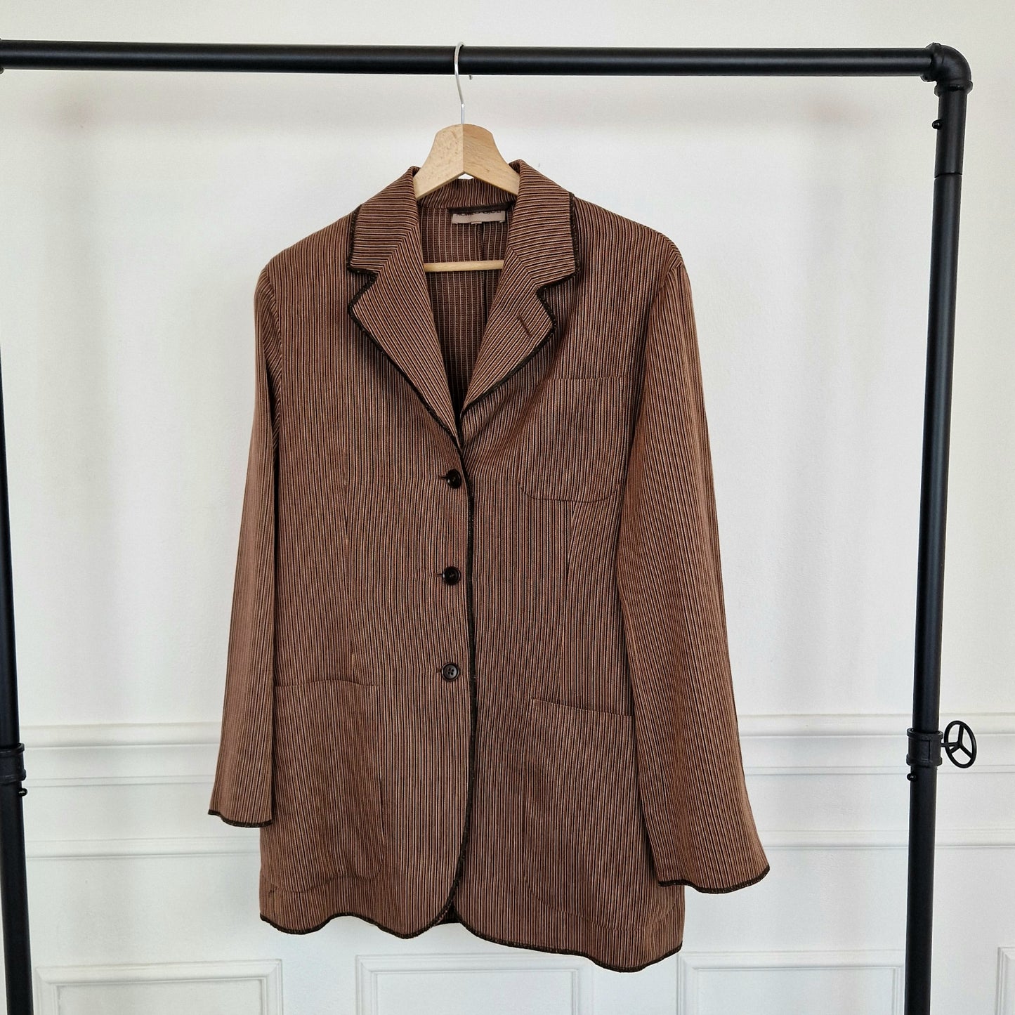 Giacca Romeo Gigli righe 1995