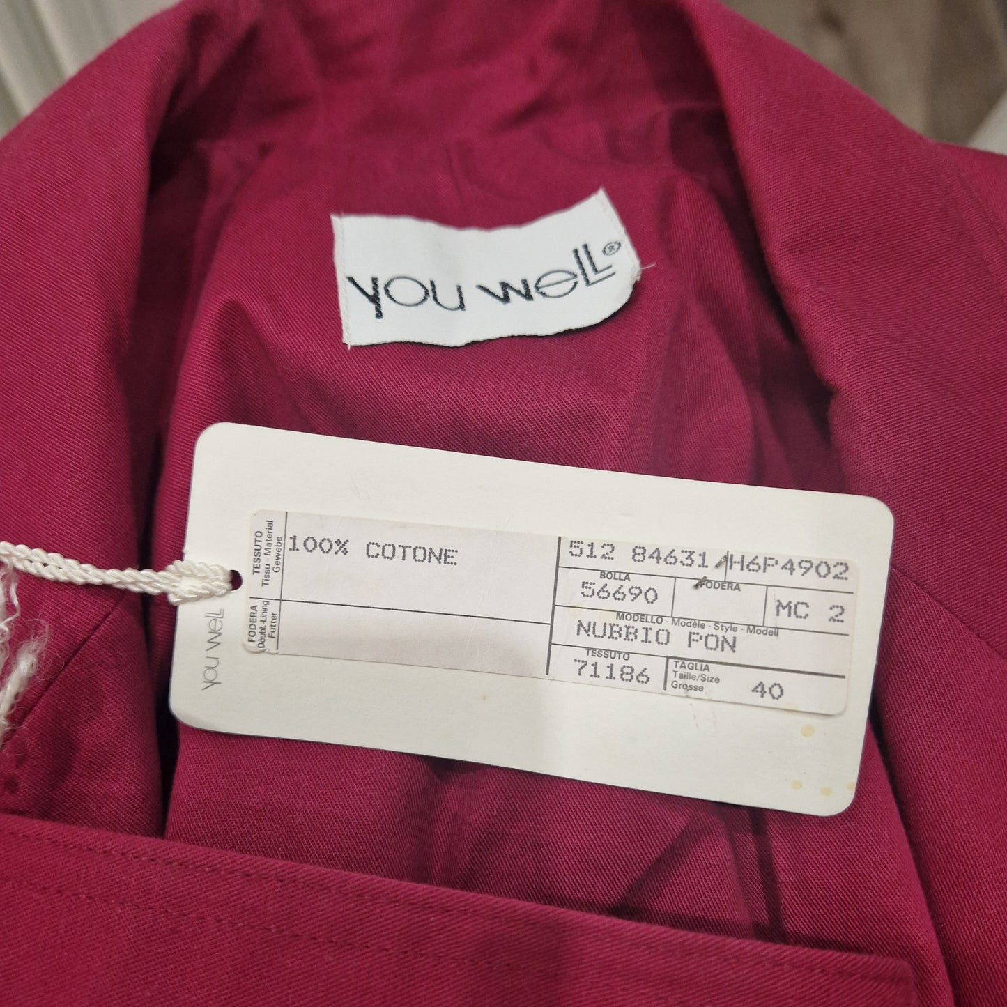 Giacca vintage ciclamino