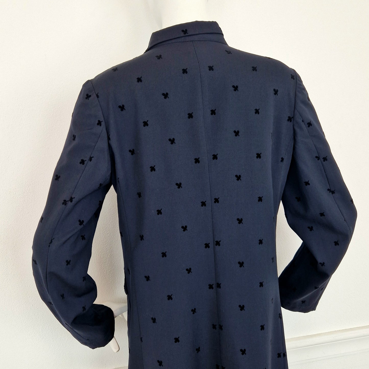 Soprabito Comme des Garçons lana blu