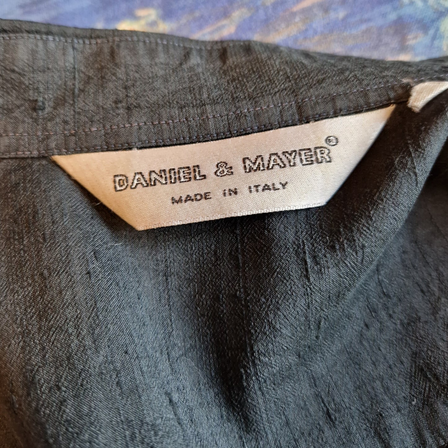 Camicia Daniel & Mayer seta nera