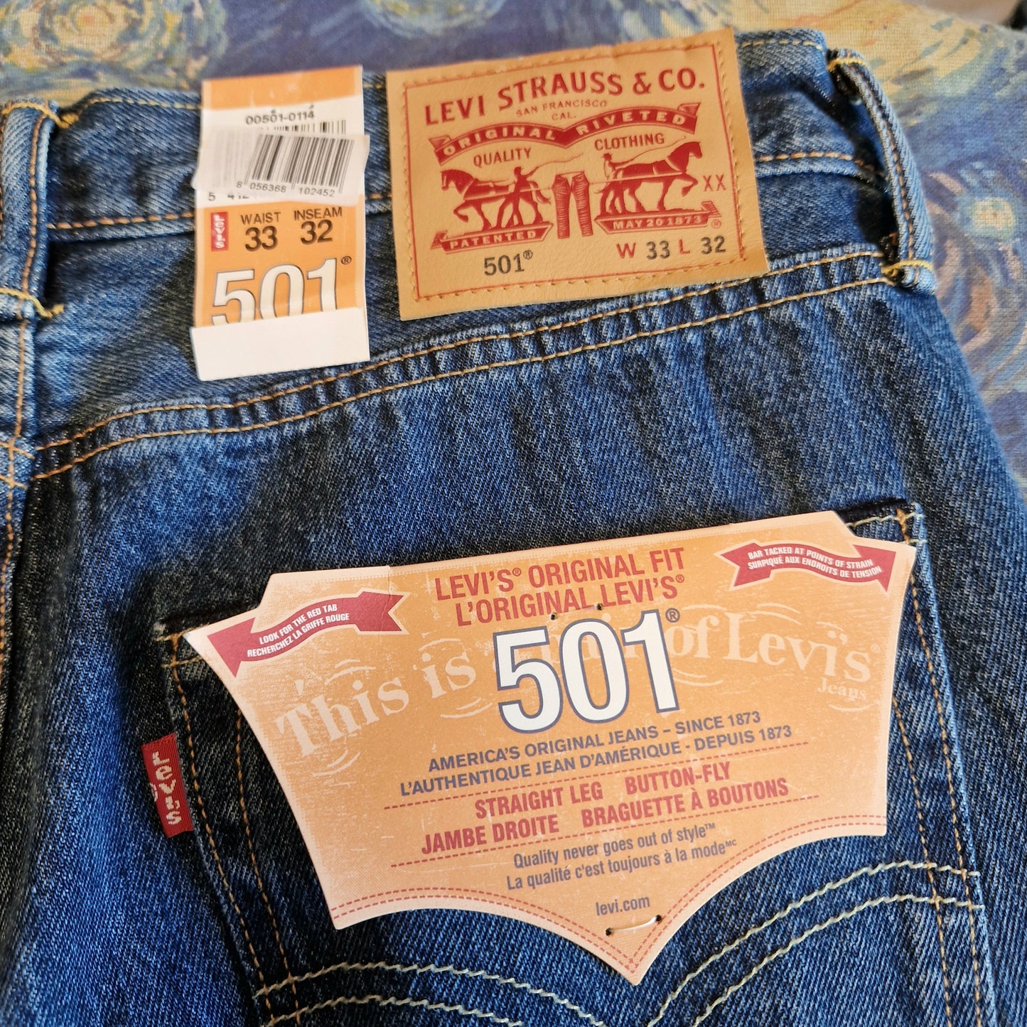 Jeans Levi's 501 W33 L32