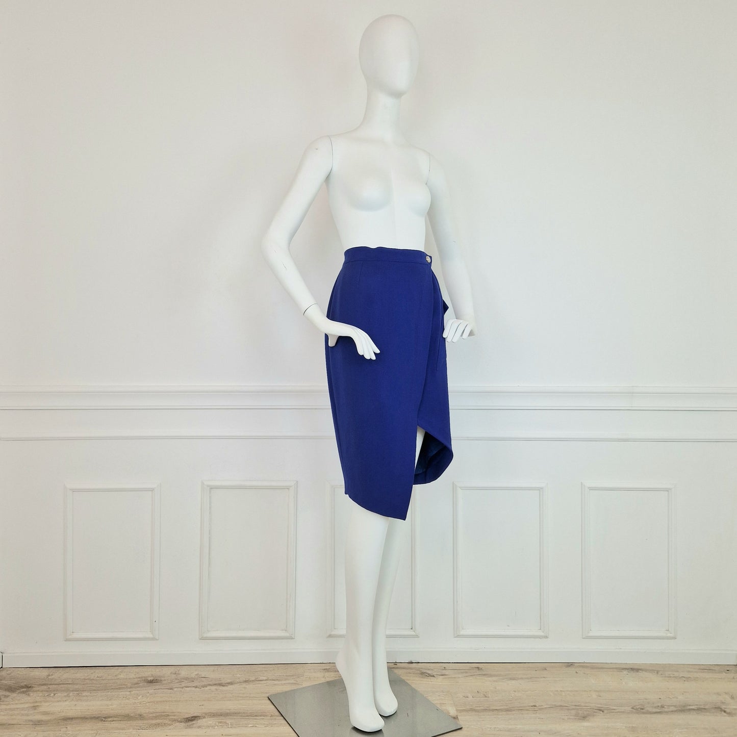 Gonna Thierry Mugler blu elettrico