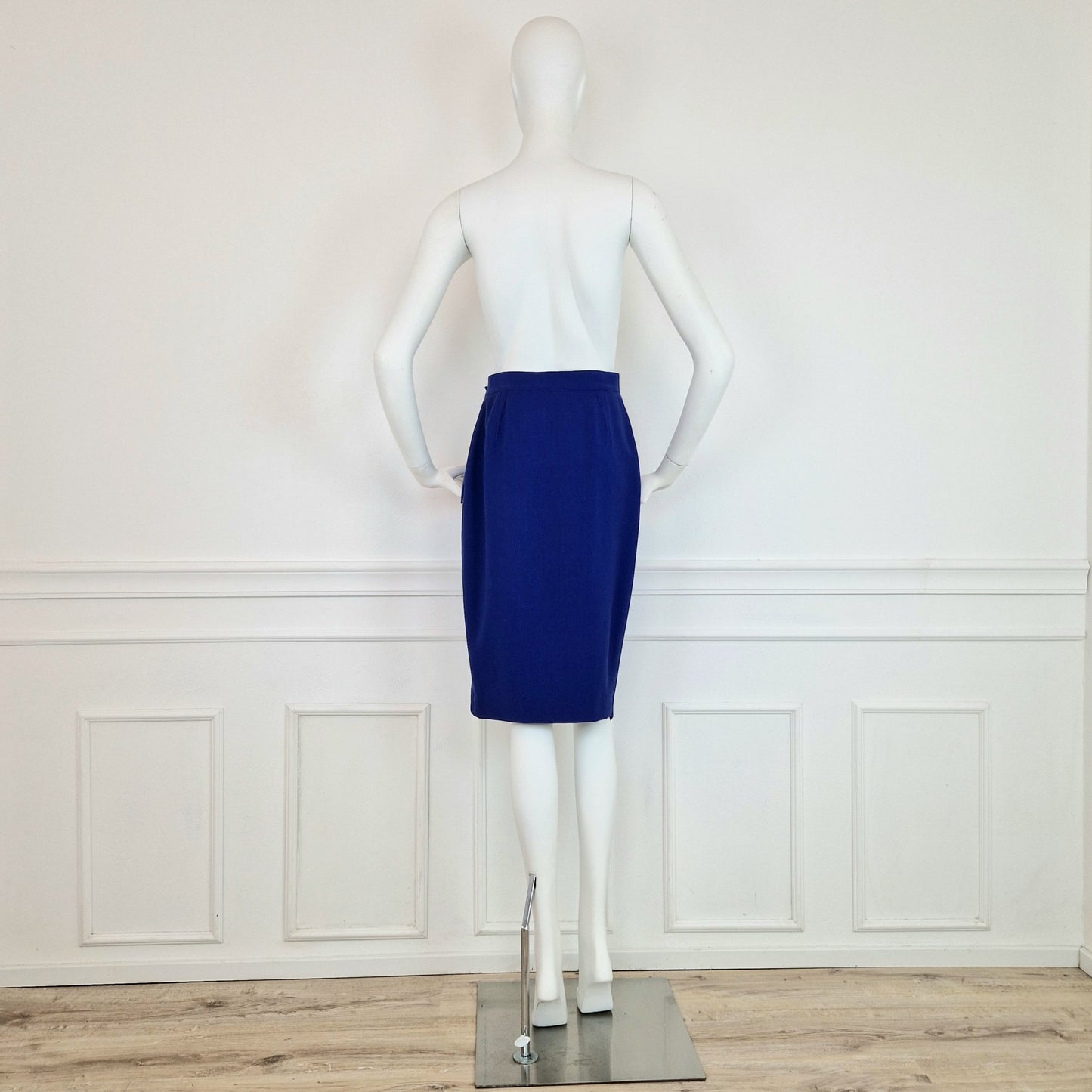 Gonna Thierry Mugler blu elettrico
