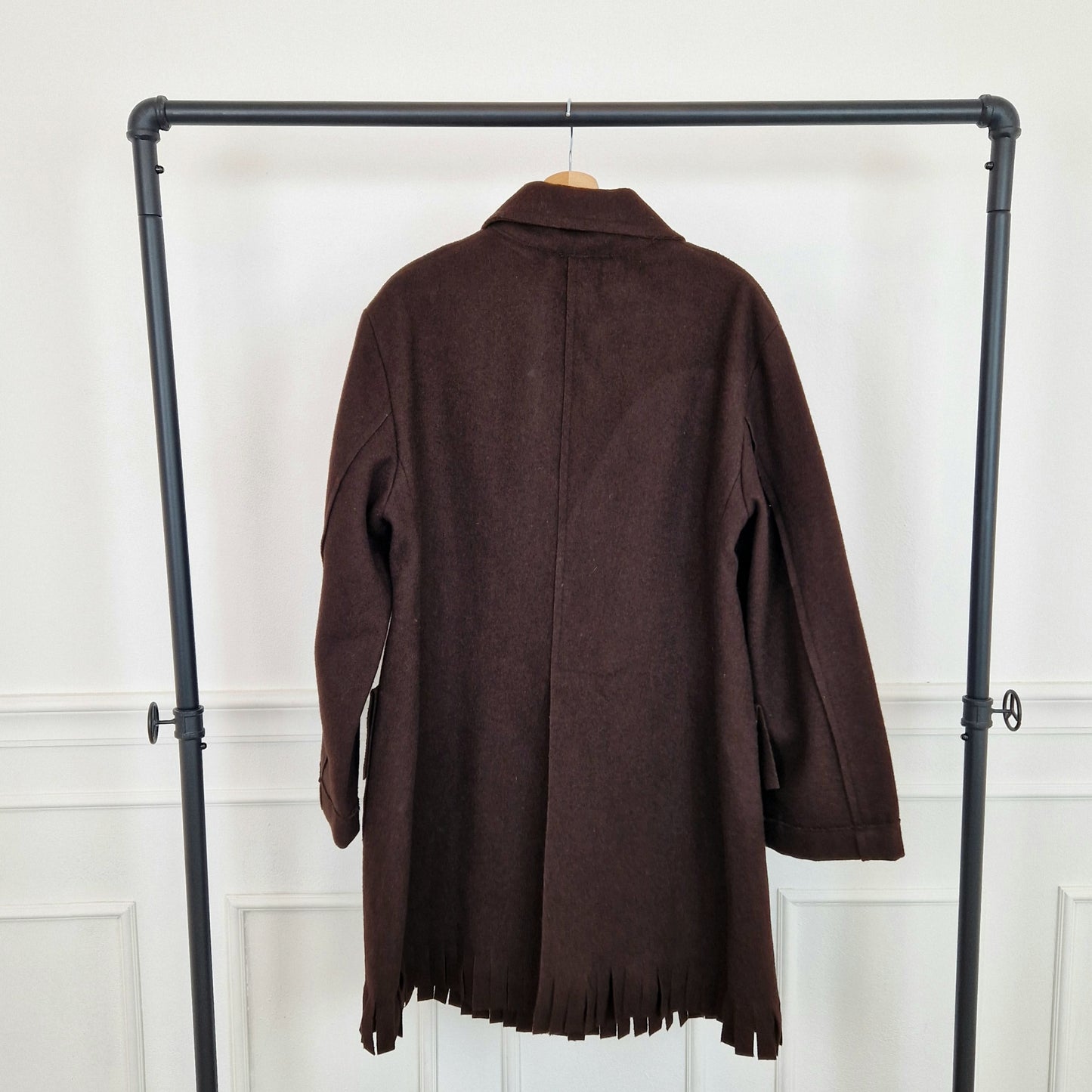 Cappotto G di Romeo Gigli con frange