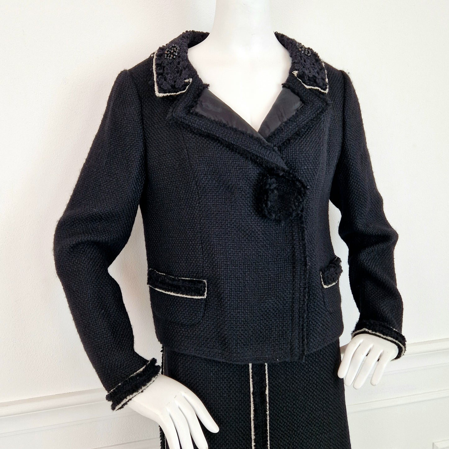 Completo tailleur Prada lana nero