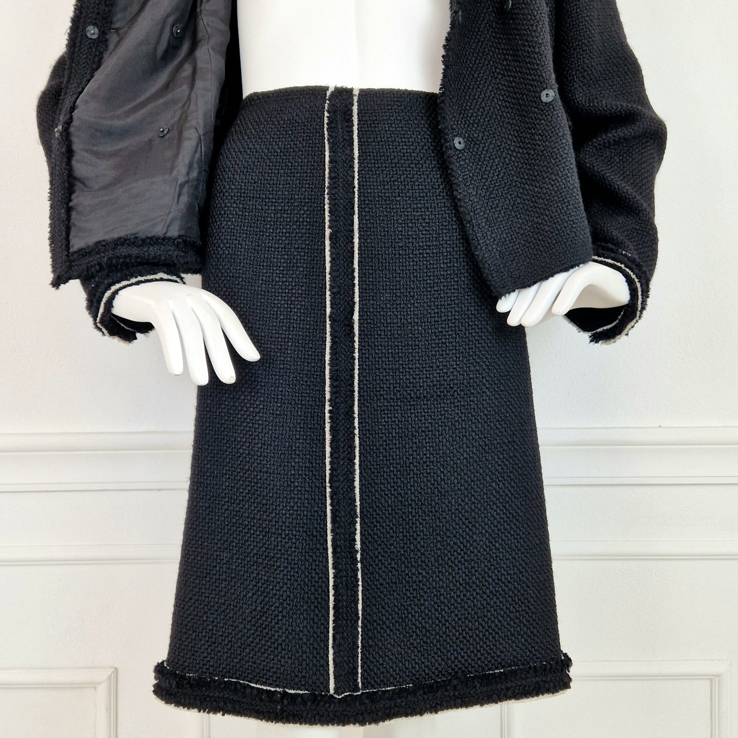 Completo tailleur Prada lana nero