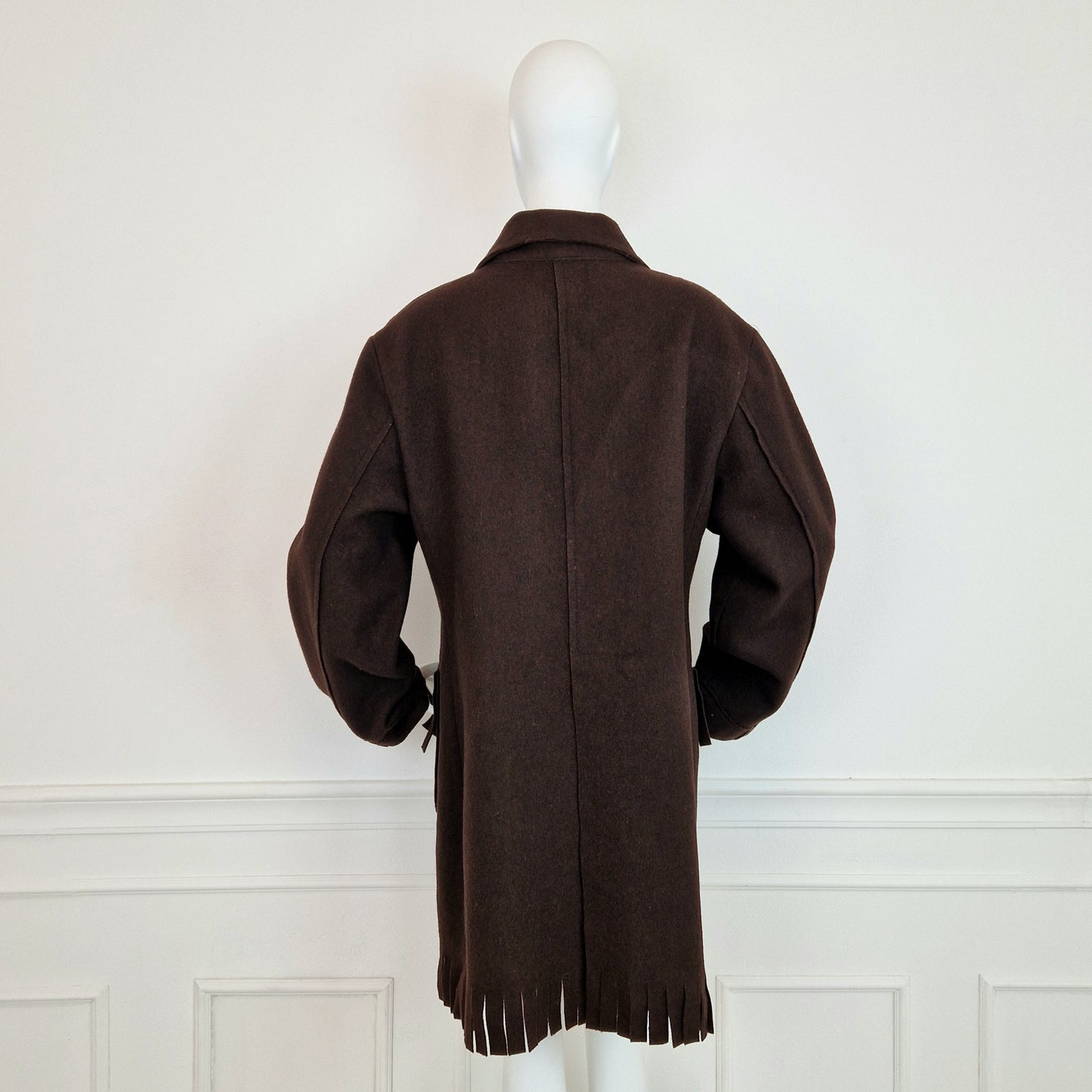Cappotto G di Romeo Gigli con frange