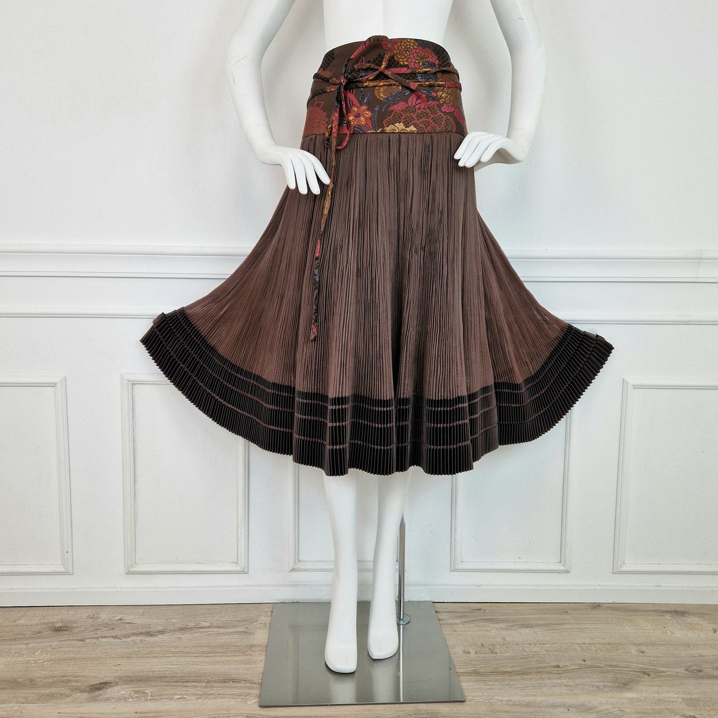 Gonna Emanuel Ungaro seta plisse'