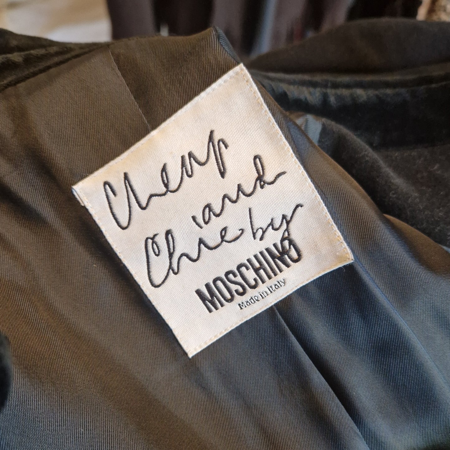 Cappotto redingote Moschino vintage