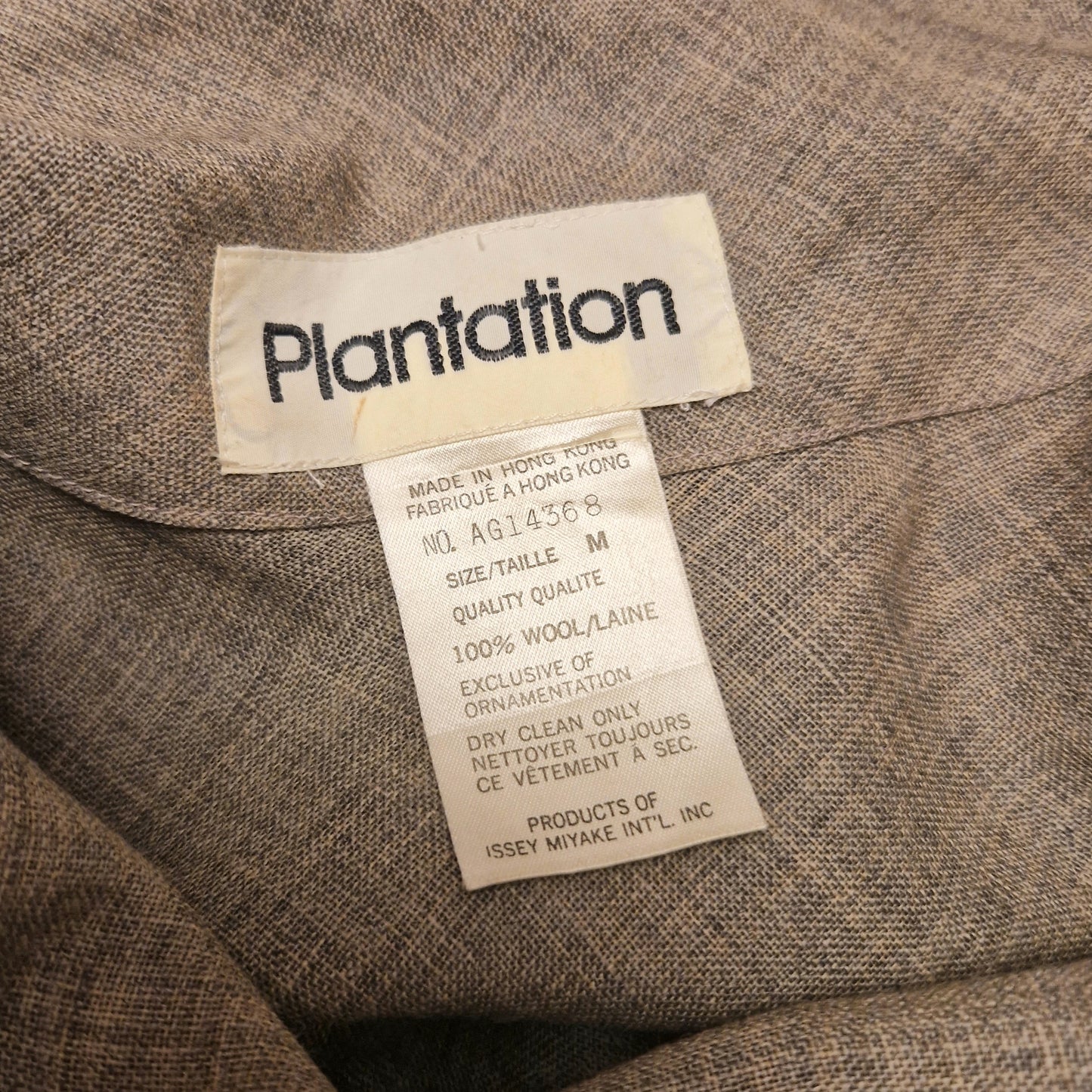 Abito Plantation di Issey Miyake grigio