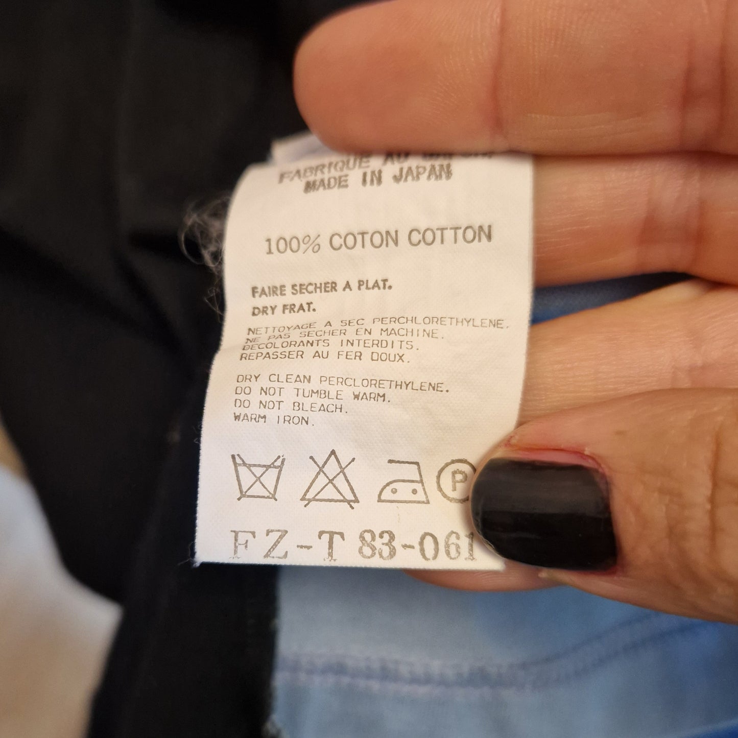 T shirt Yohji Yamamoto bicolore