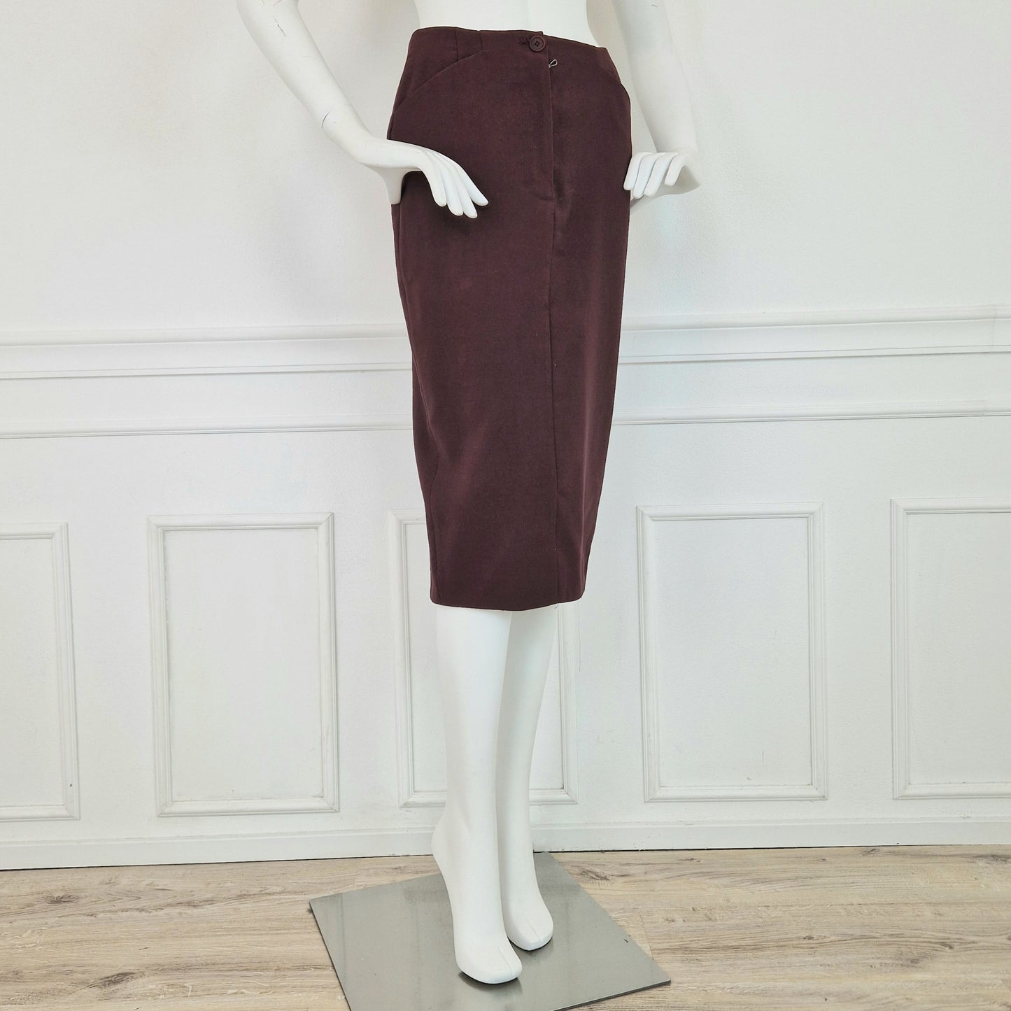 Gonna Romeo Gigli borgogna inverno 1995