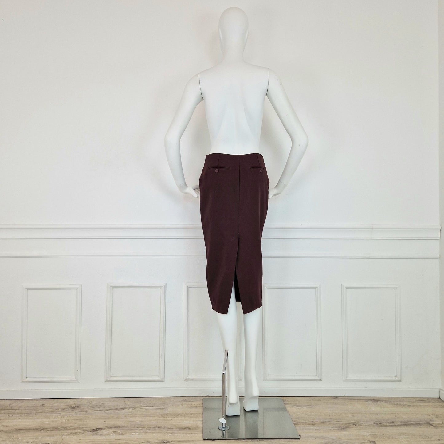 Gonna Romeo Gigli borgogna inverno 1995