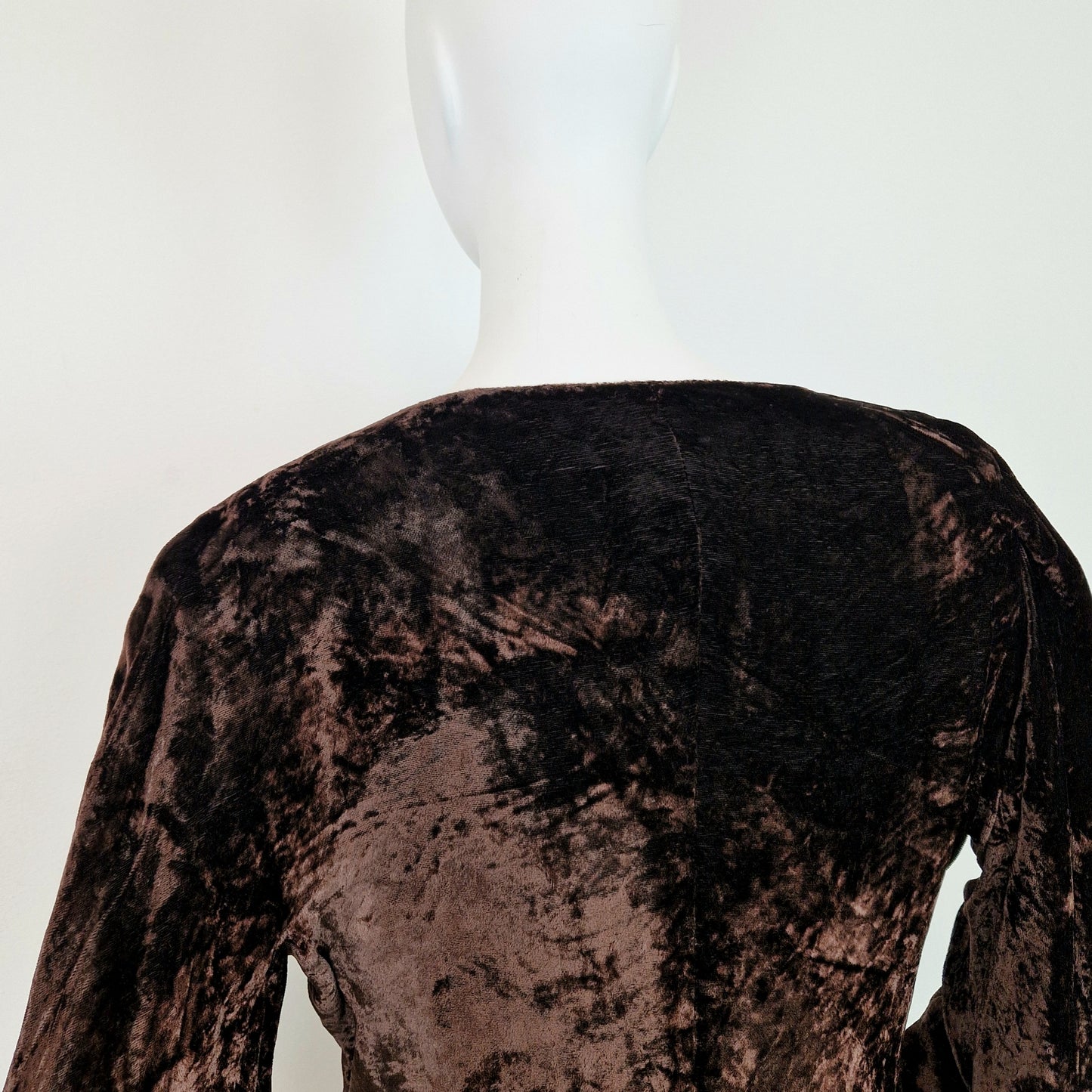 Giacca Krizia vintage velluto marrone