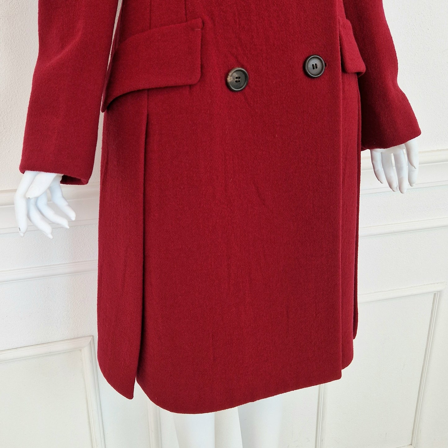 Cappotto Prada Fw2009 rosso carminio