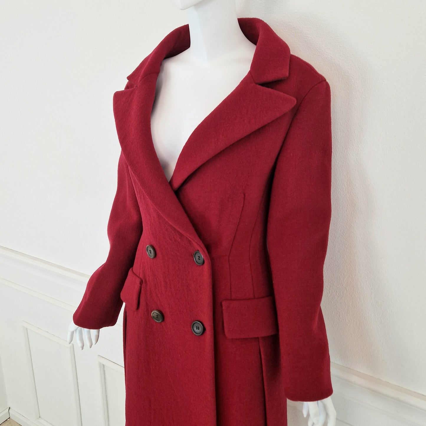 Cappotto Prada Fw2009 rosso carminio