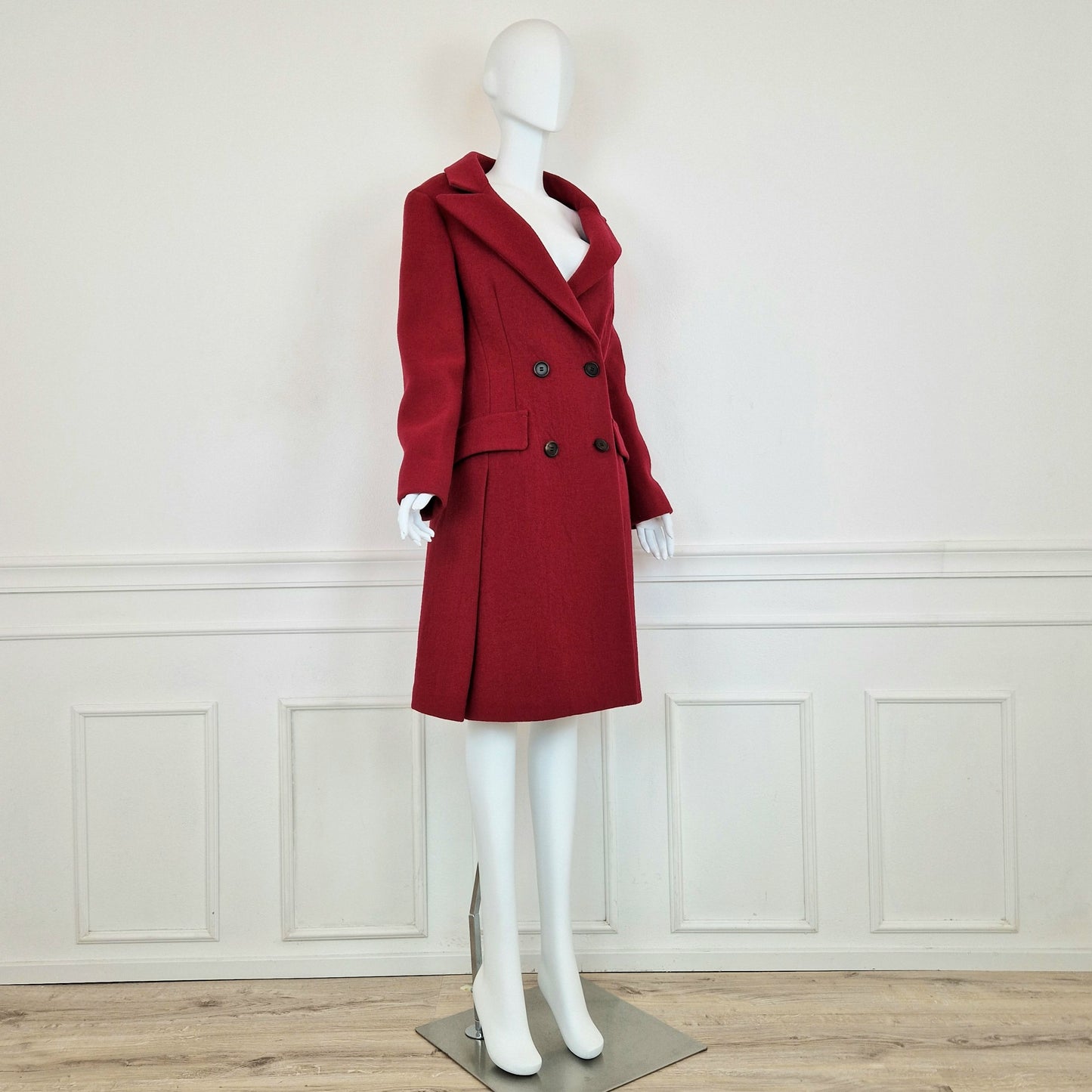 Cappotto Prada Fw2009 rosso carminio