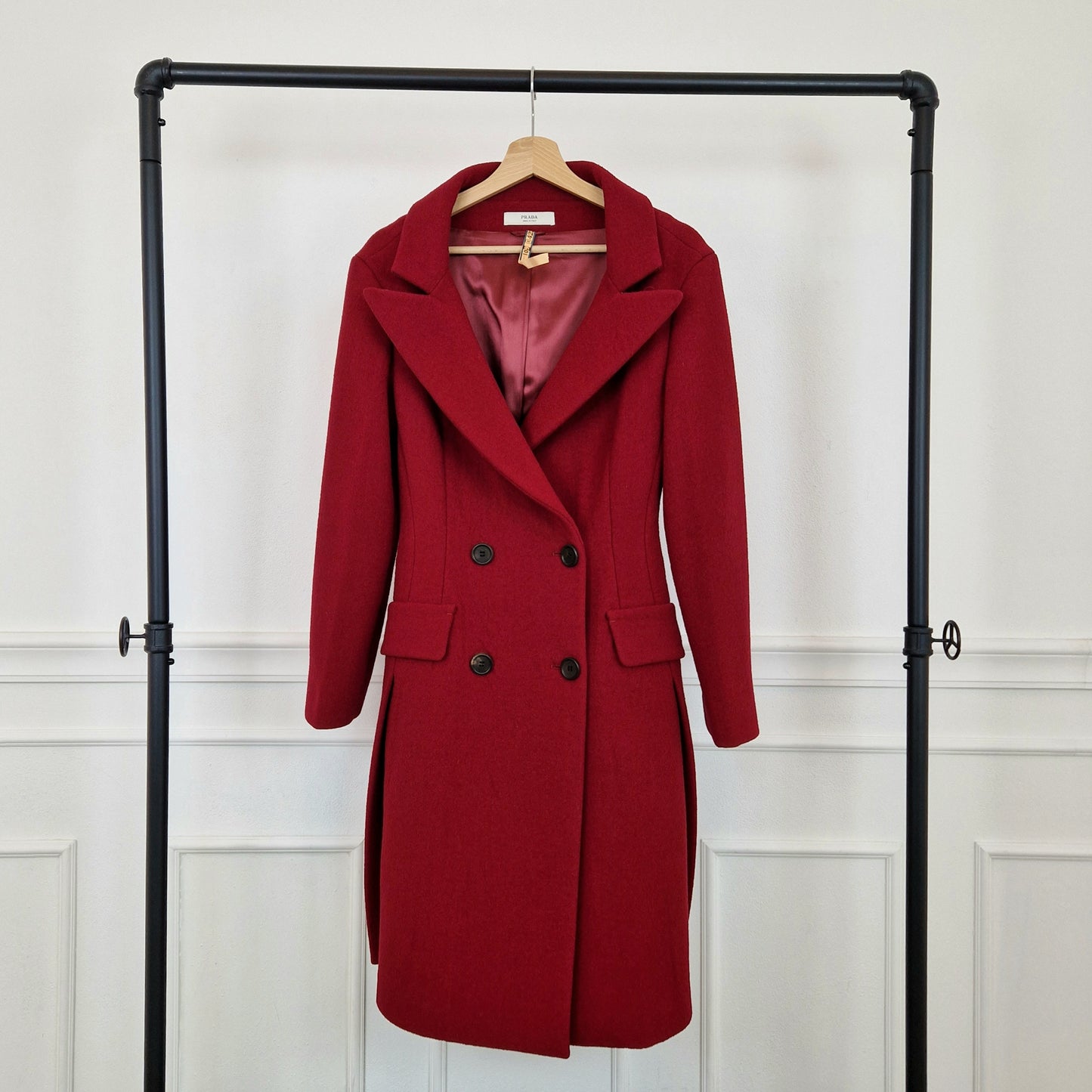 Cappotto Prada Fw2009 rosso carminio