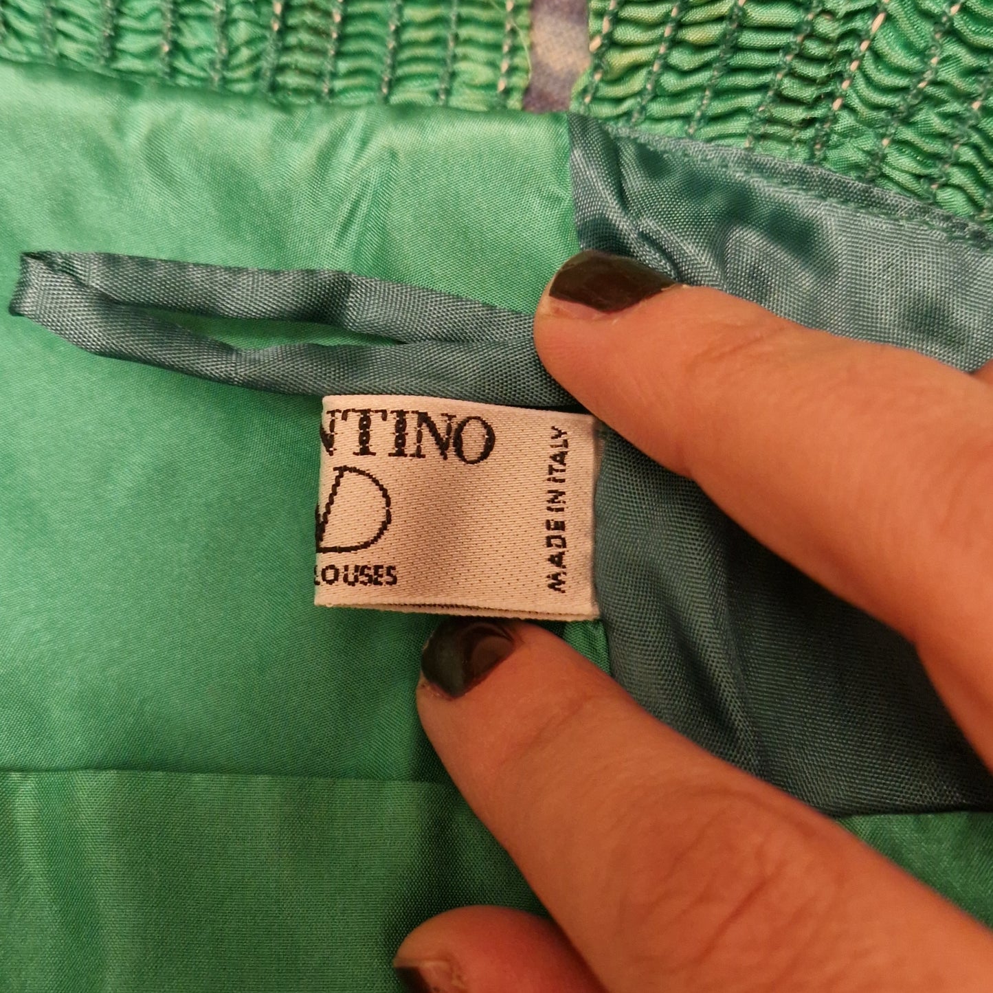 Abito Valentino seta verde