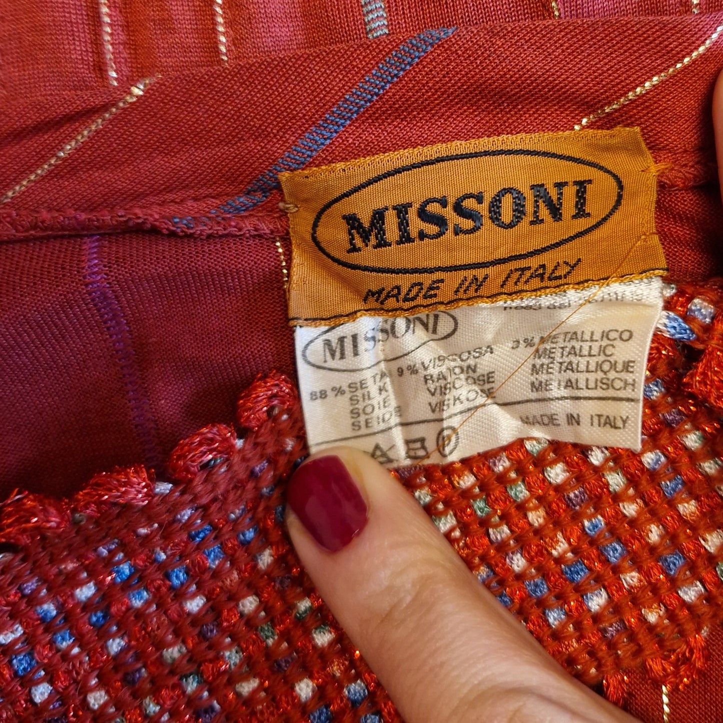 Abito Missoni seta con cintura
