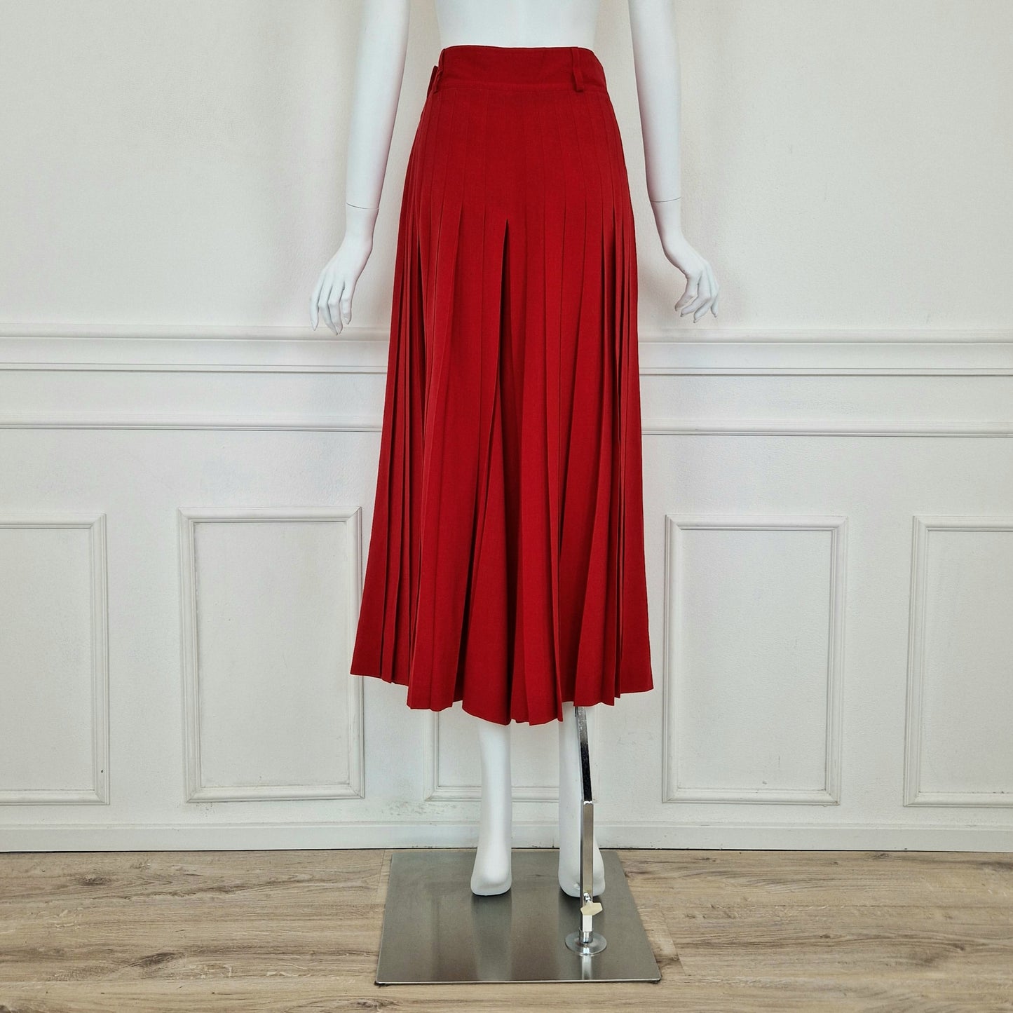 Gonna pantalone Escada lana rossa