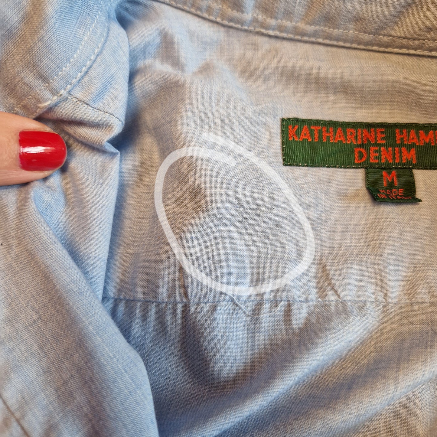 Camicia Katharine Hamnett azzurra