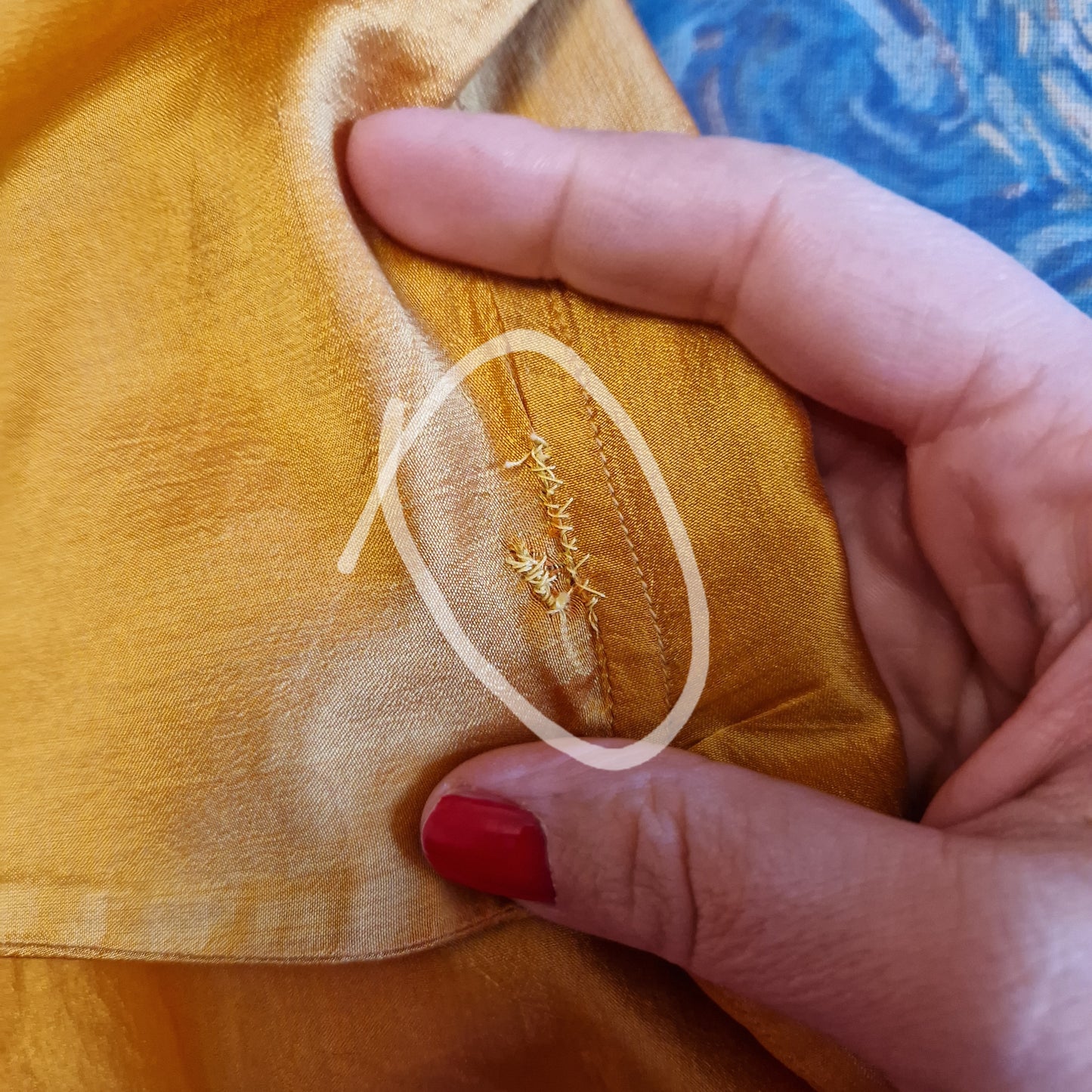 Camicia Romeo Gigli 1990 seta gialla