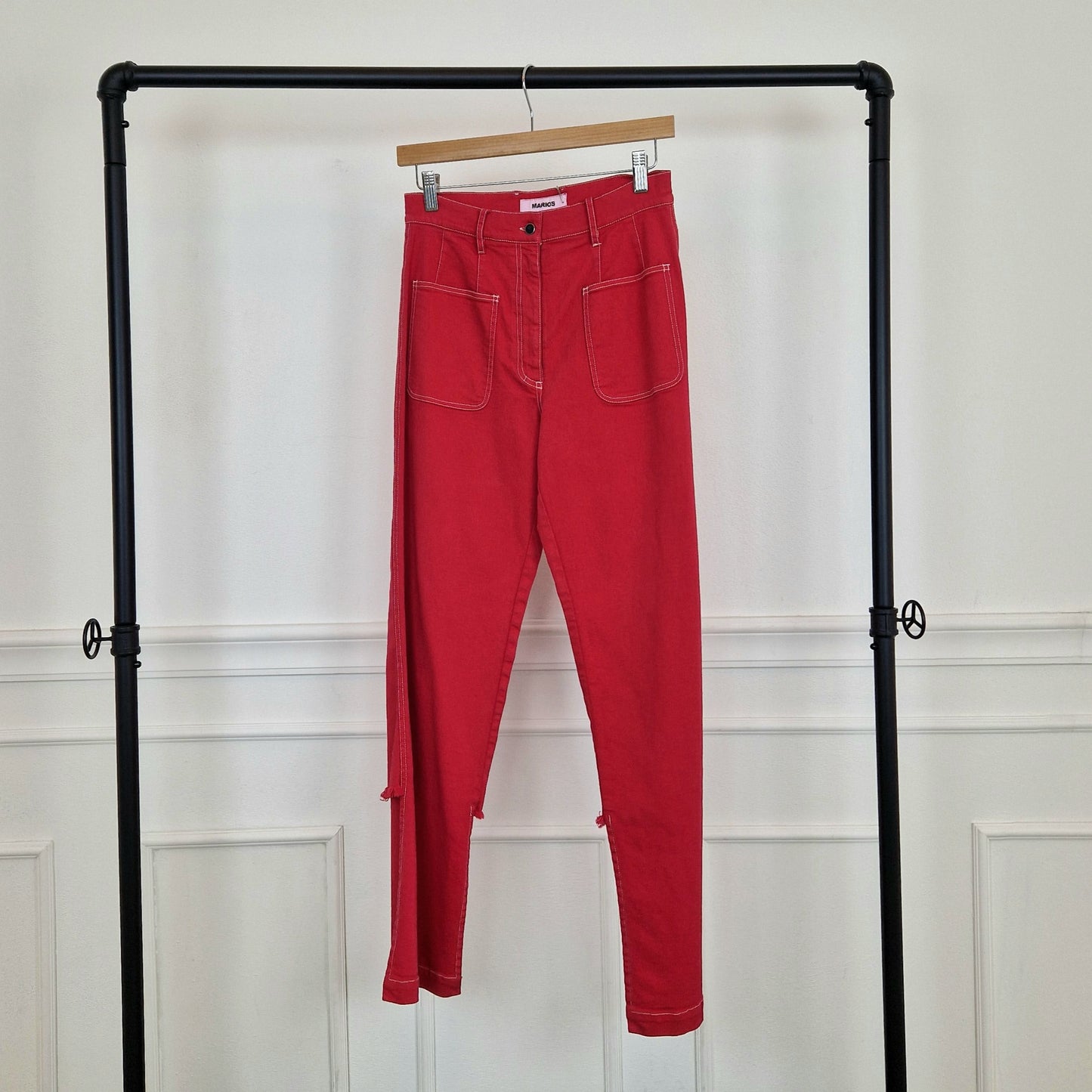 Pantaloni Marios rossi