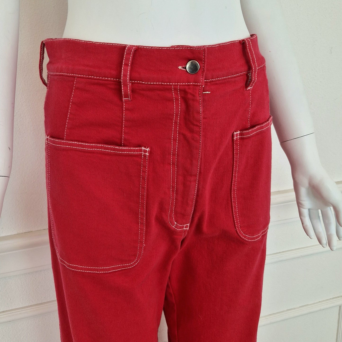 Pantaloni Marios rossi