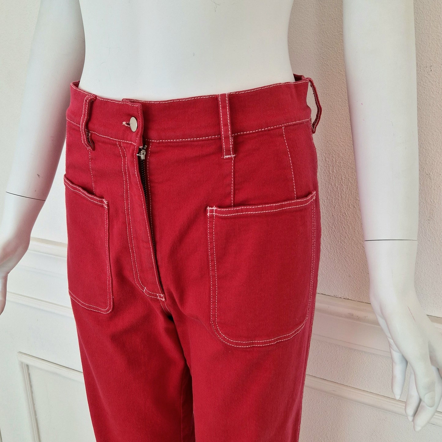 Pantaloni Marios rossi