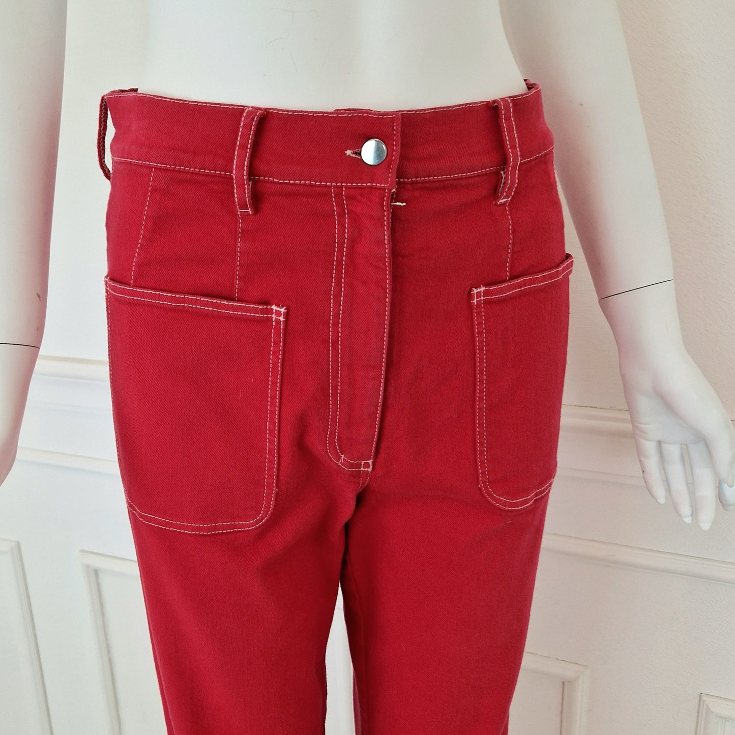 Pantaloni Marios rossi