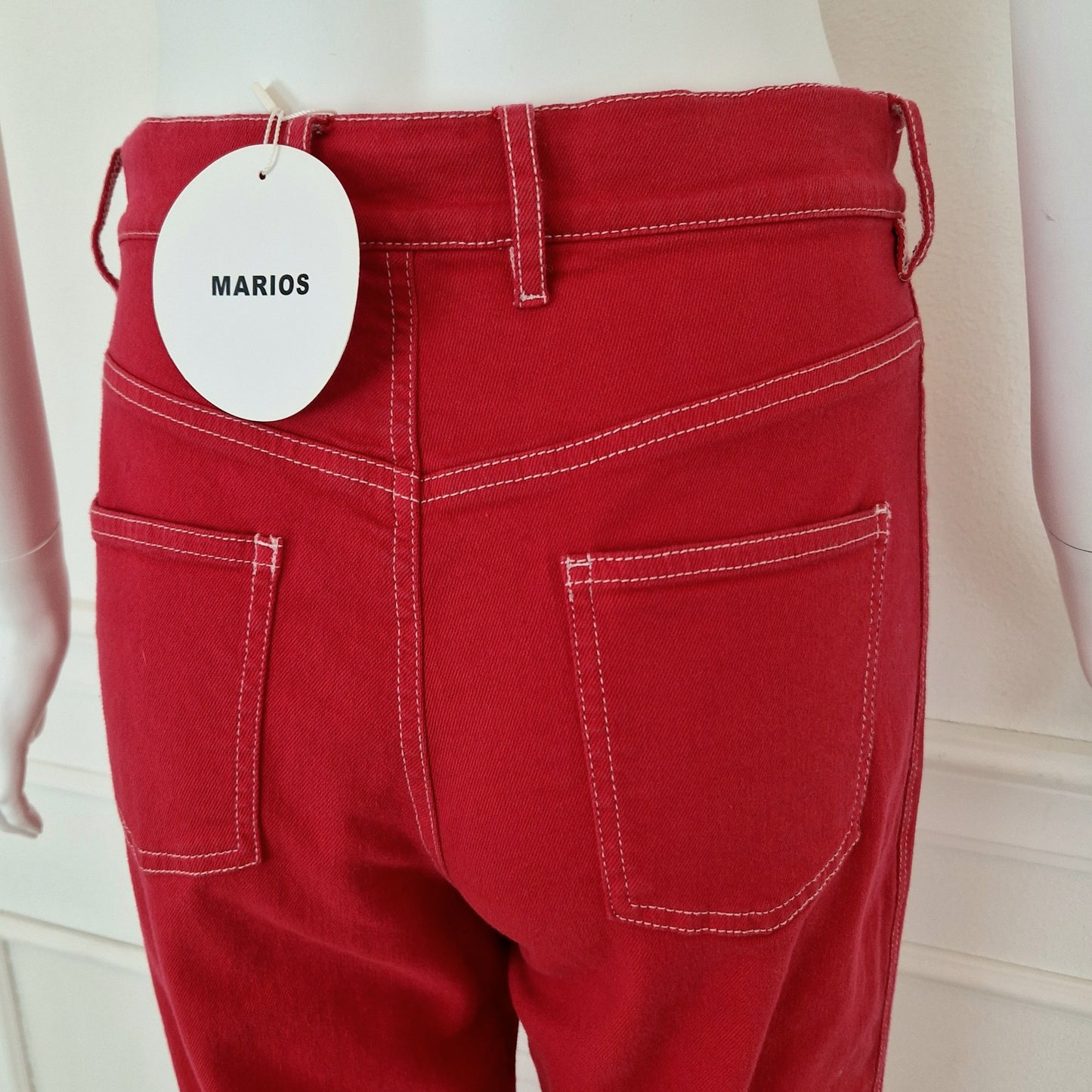 Pantaloni Marios rossi