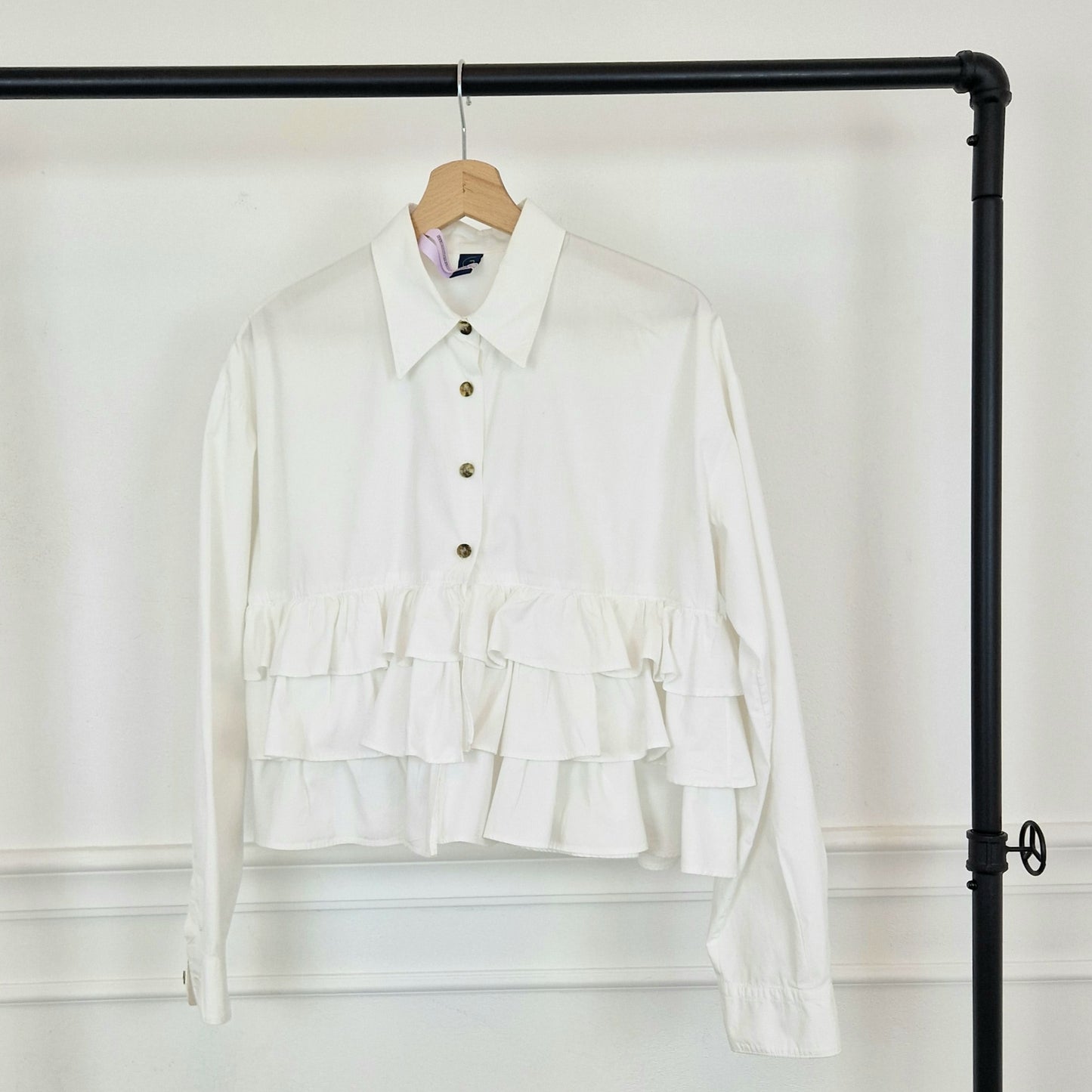 Romeo Gigli | Camicia bianca con balze