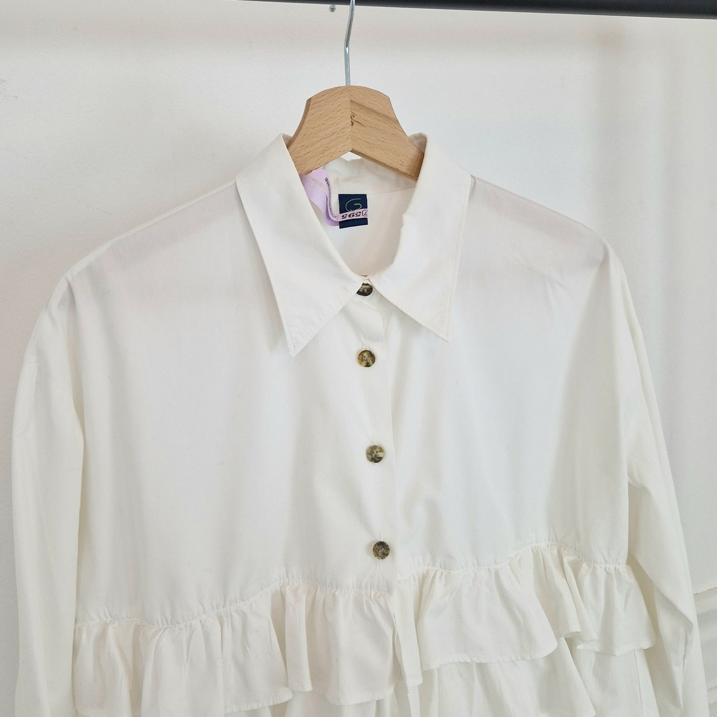 Romeo Gigli | Camicia bianca con balze
