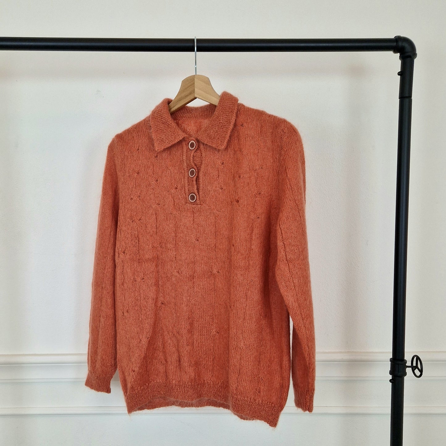 Maglione vintage color pesca