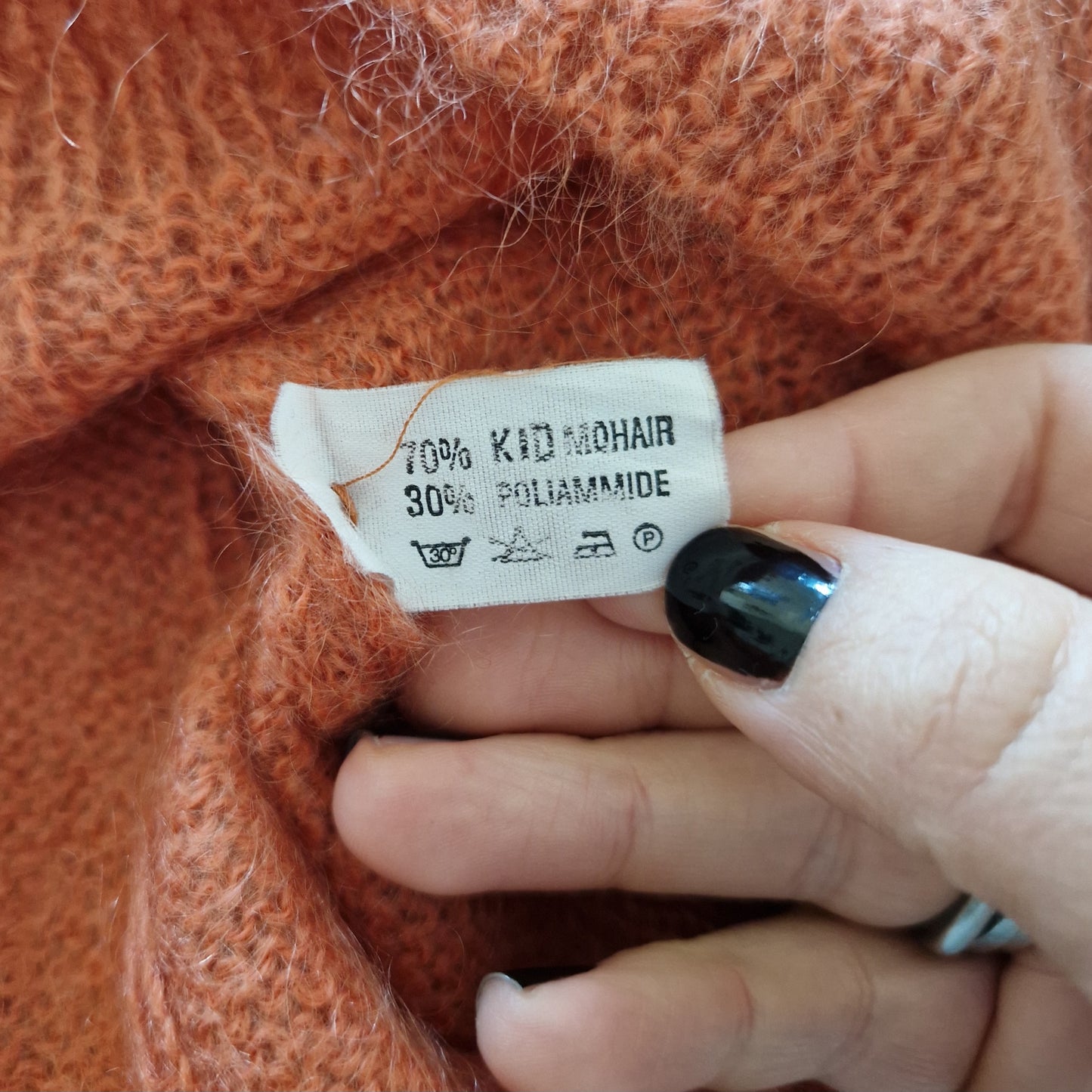 Maglione vintage color pesca