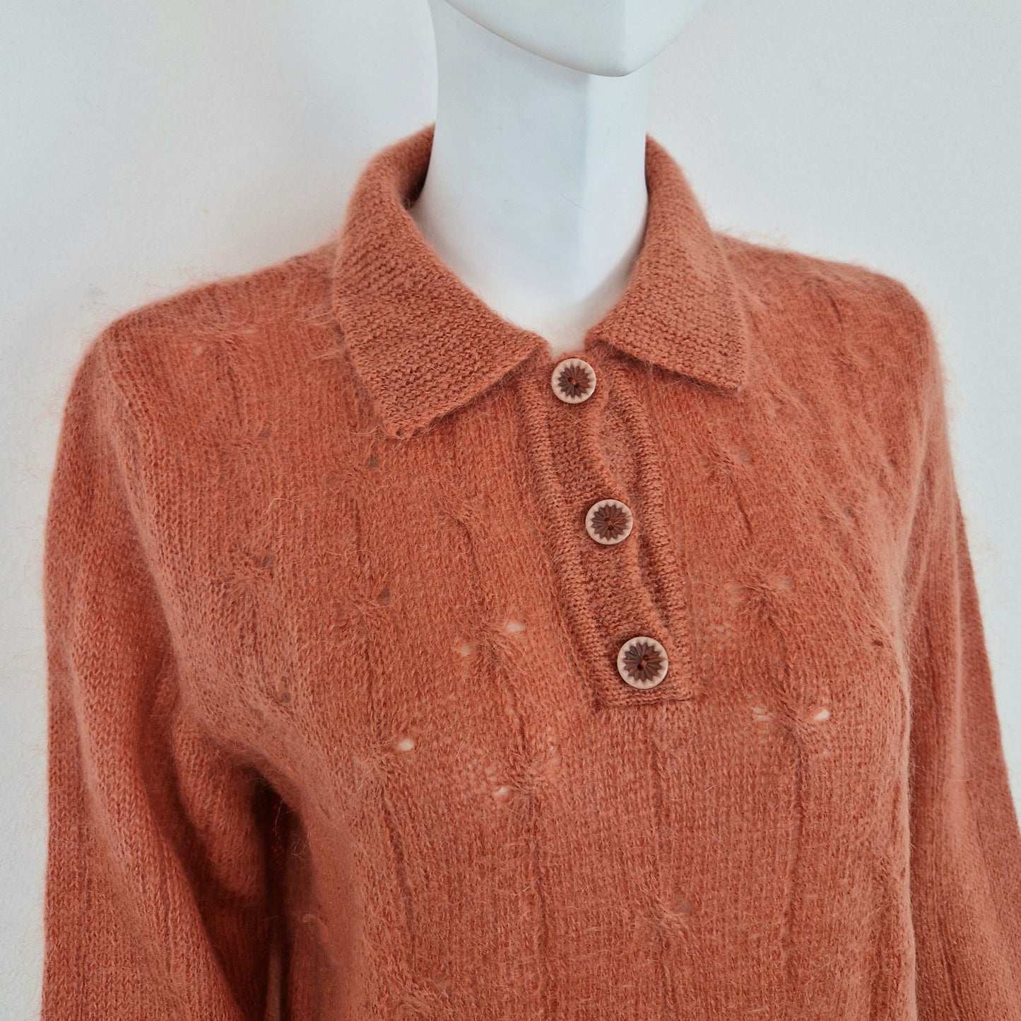 Maglione vintage color pesca