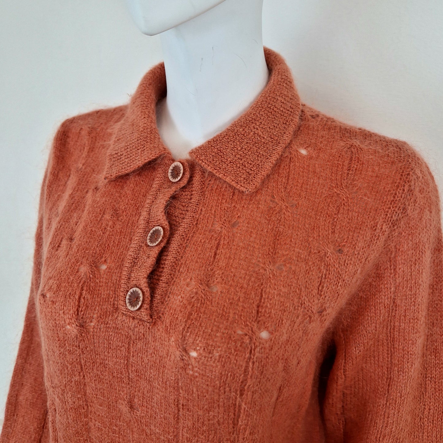 Maglione vintage color pesca