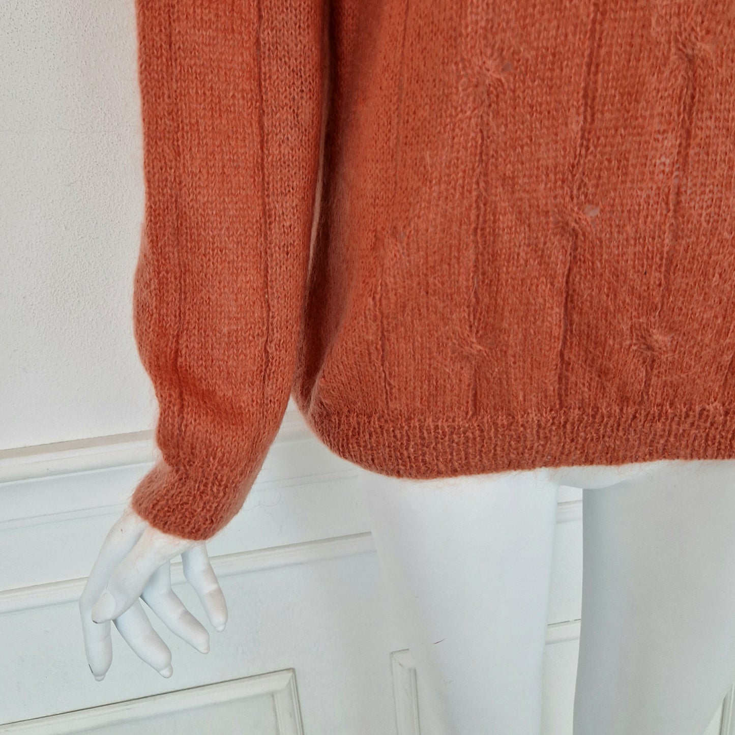 Maglione vintage color pesca