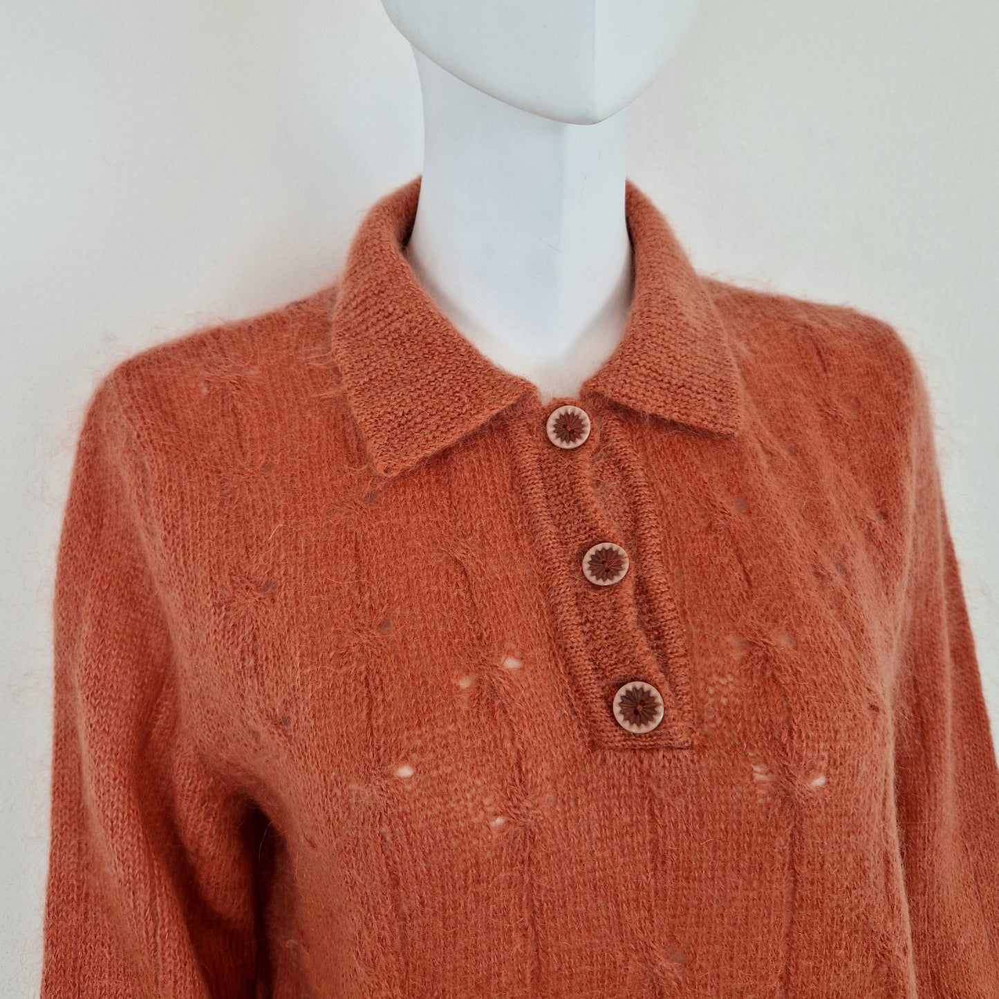 Maglione vintage color pesca