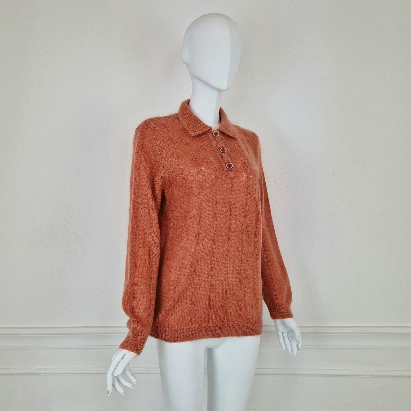 Maglione vintage color pesca